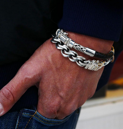 srebro bracelets for men