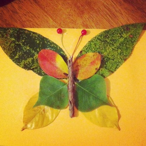 Leaf Butterfly Craft