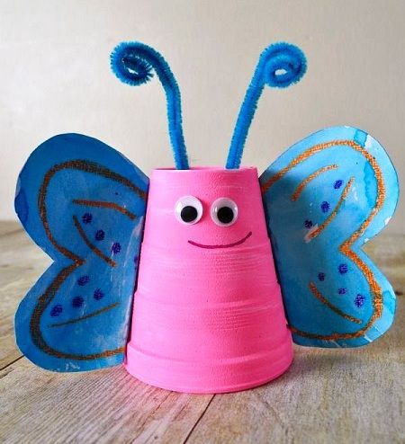 Cup Butterfly Craft