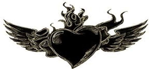 10. Black Heart Tattoos