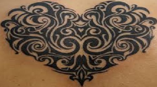 11. Tribal Heart Tattoos