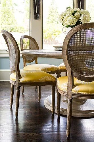 Cane Table Chair Sets