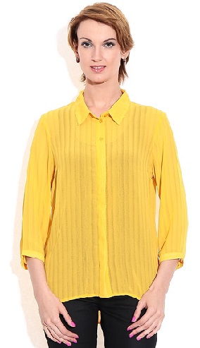 Trendi golden shirt for women