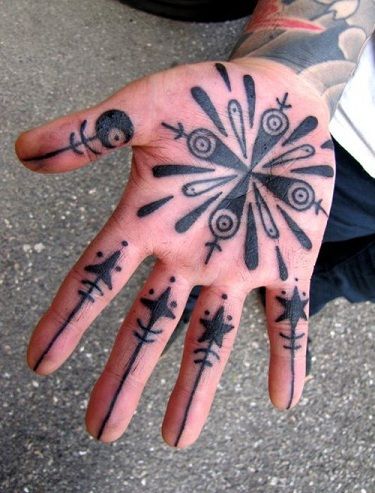 Visas Palm Tattoo