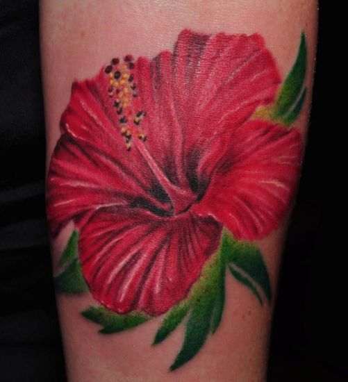 Hibiscus Tattoo 1