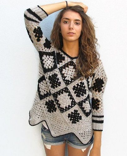 Crochet Designed Winter Top