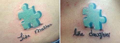 15 Heart Touching Mother Daughter Tattoos - Trendy Mother Daughter Tattoo Design