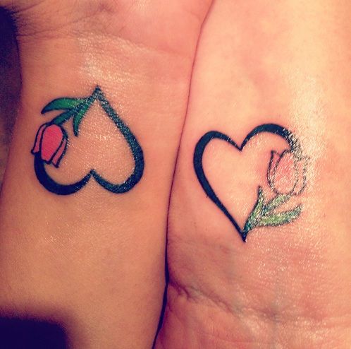 15 Heart Touching Mother Daughter Tattoos - Adorable Mother Daughter Tattoo Design