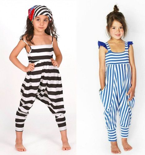 Striped Kids Jumpsuit