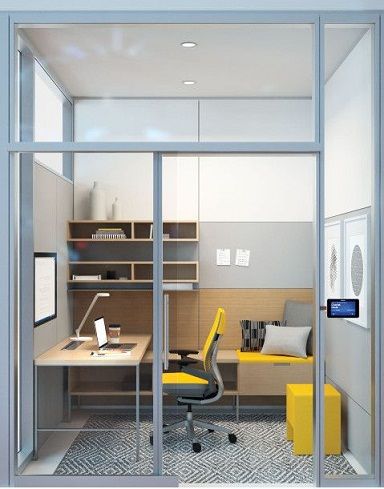 Glass Doors Small Office