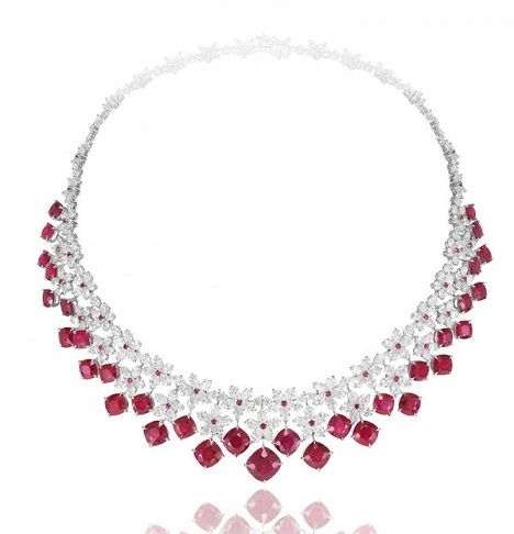 Brangioji ruby necklace