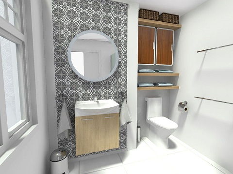 Preprosto Cabinet Bathroom Design