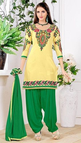 Short Kameez Printed Salwar Suit Design