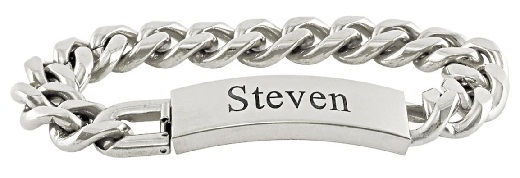 bracelets for men - personalised bracelets