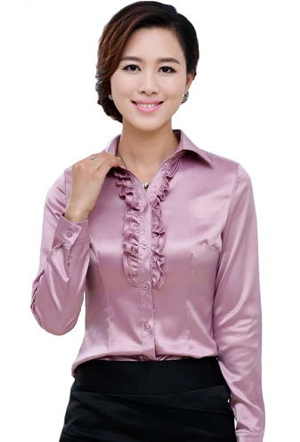 Blouse Women Shirts in Pink