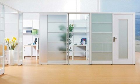 Alumínium and Tempered Glass Office Cabin