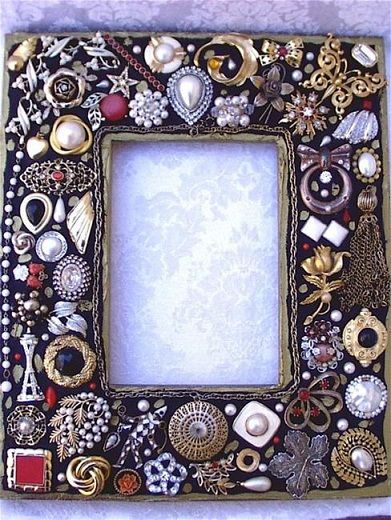 Artificial Jewelry Photo Frame Craft