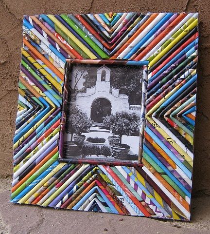Paper Crafted Photo Frame