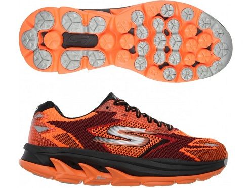 Skechers Orange Go Run Ultra Running Shoes for Men
