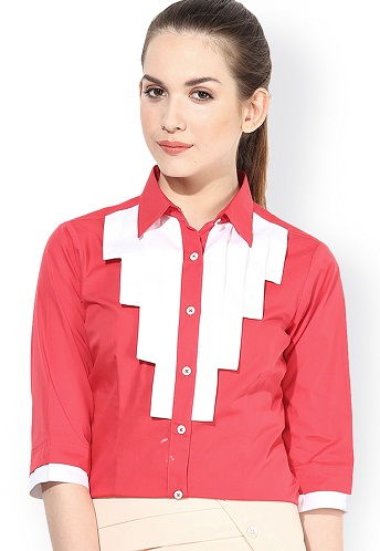 Modern Fit Red Shirt