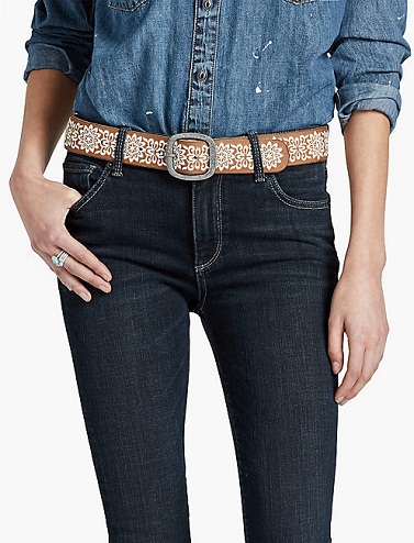 Tradiţional Print Belt for Jeans