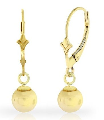 Labda design dangle earrings