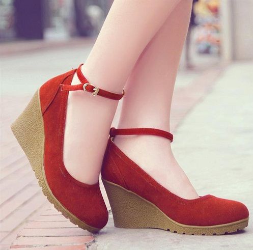 Preppy style wedges