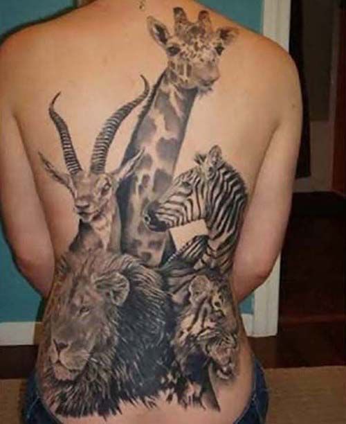 Živali Tattoo Design