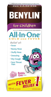 Benilinas All-In-One Cold And Fever Syrup For Kids & Infants