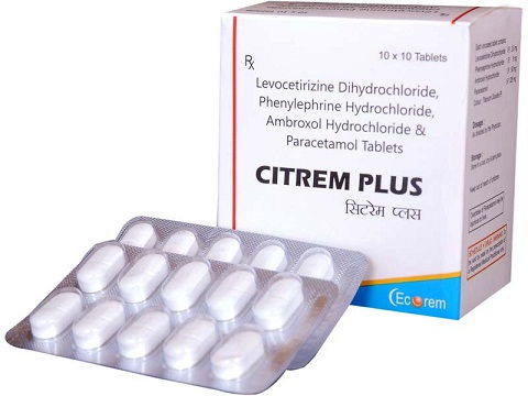 Citrimas Plus Tables For Fever Treamment Of Adjults