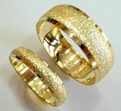 Dull Finishing Rings Bands for Couples