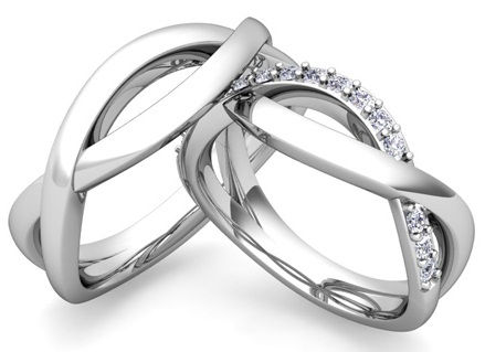 Infinity Platinum Couple Ring