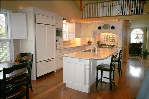 Marmor Counter Top Open kitchen design