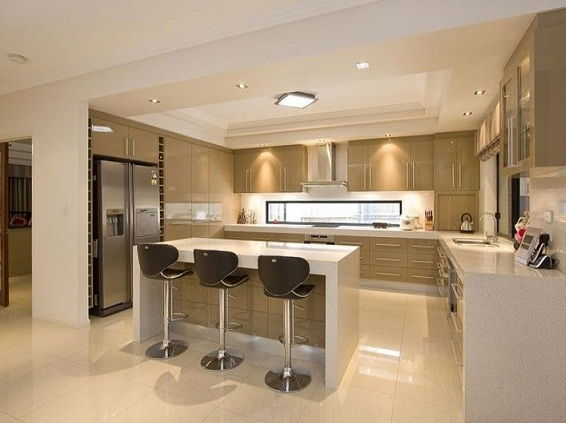 Moderna open kitchen design