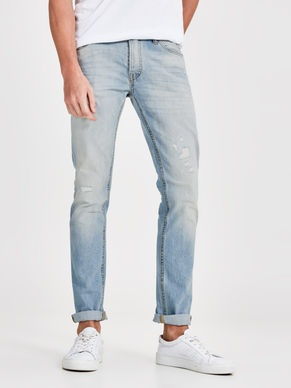 Straight Cut Faded Denim Jean for Men