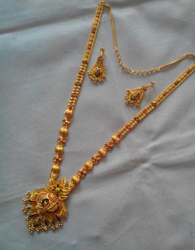 Păun Design Necklace in 30 Gms