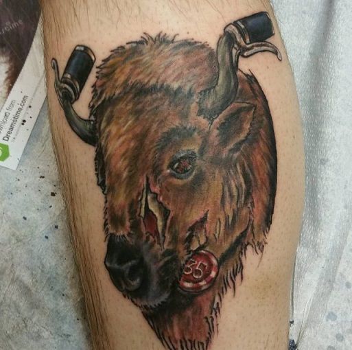 Gyvūnas Biker Tattoo Design