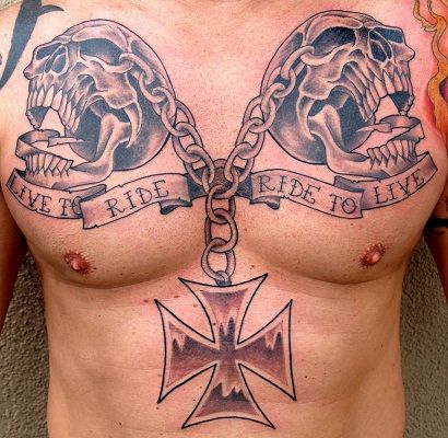 Neįtikėtinas Biker Tattoos Design