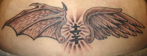 Sparnuotas Kanji Tattoo