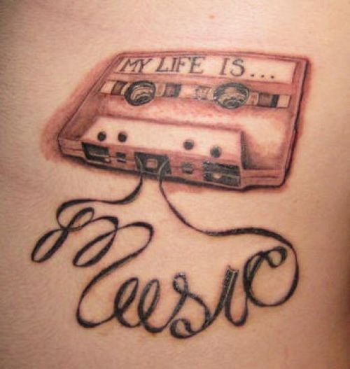 Viaţă is Music Tattoo