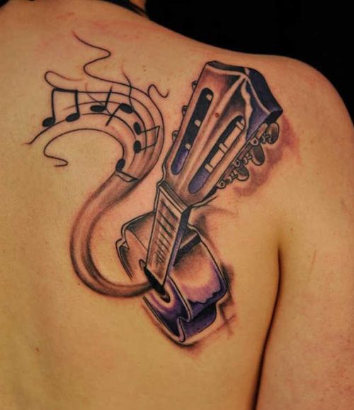 Chitară Musical Tattoo