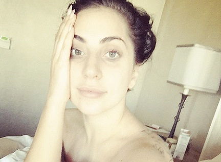 Hölgy Gaga without makeup4