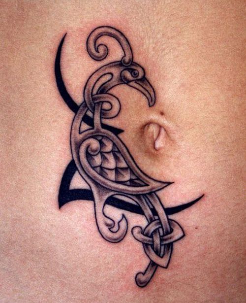Keltų kalba bird tattoo designs