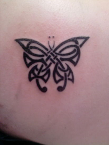 Fluture celtic tattoo