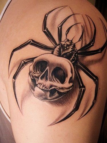 15 Priljubljeni Spider Tattoo Designs s pomeni