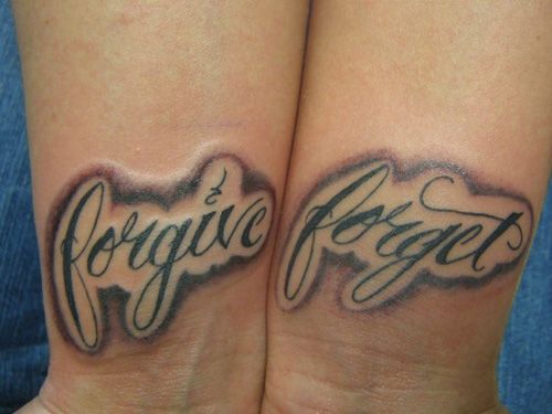 Forgive Forget Tattoo