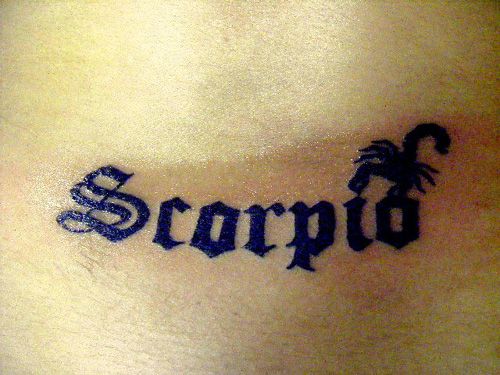 Škorpijon Tattoo