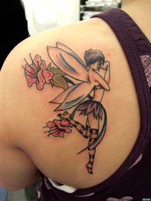 Játékos Fairy Tattoo