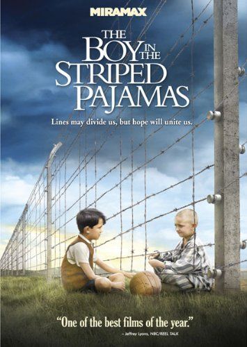 a boy in the striped pajamas