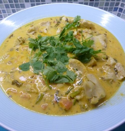 recept of fish - Thai fish curry